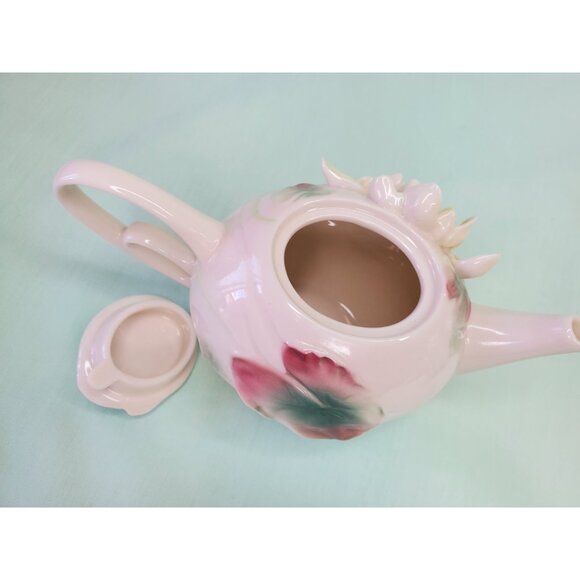 Franz Porcelain Miniature Teapot FZ00816 - Picture 11 of 13